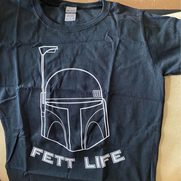 Star Wars FETT LIFE small girly fit tshirt NEW. - Picture 1 of 1